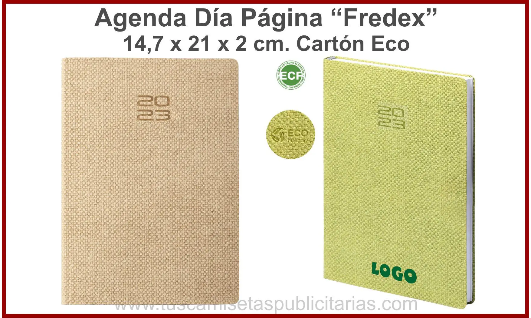 Agenda Personalizada Eco Friendly