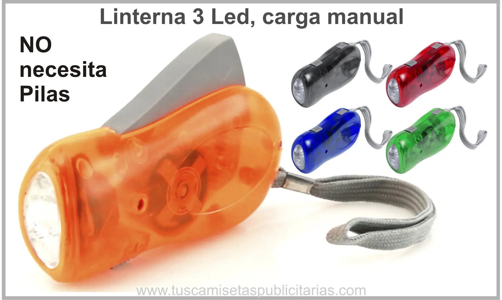 Linterna de carga manual